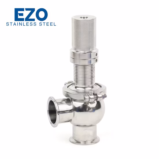 Зажимной предохранительный клапан сброса давления на перепускном клапане из нержавеющей стали высокой чистоты (JN)